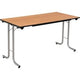 Table rabattable sodematub ft147tpmr-b500 rectangulaire en hêtre