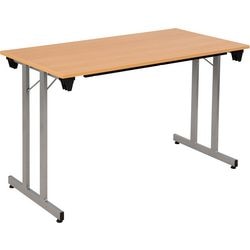 Table rabattable sodematub ft127tpmu-1500 rectangulaire en hêtre
