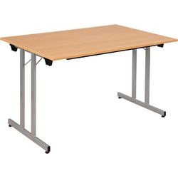Table rabattable sodematub ft128tpmu-1500 rectangulaire en hêtre