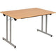 Table rabattable sodematub ft128tpmu-1500 rectangulaire en hêtre