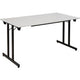 Table rabattable sodematub ft147tpmu-9100 rectangulaire gris