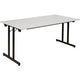 Table rabattable sodematub ft168tpmu-9100 rectangulaire gris