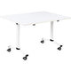 Table rabattable sodematub fthv3128r-q800 rectangulaire blanc