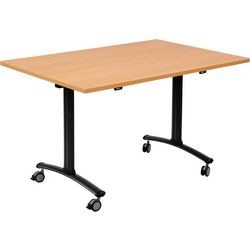 Table rabattable sodematub fthv3128r-l400 rectangulaire en hêtre