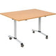 Table rabattable sodematub fthv3128r-l500 rectangulaire en hêtre