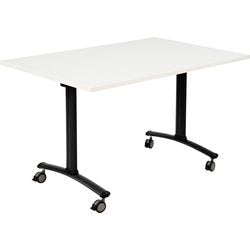 Table rabattable sodematub fthv3128r-q400 rectangulaire blanc