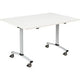 Table rabattable sodematub fthv3128r-q500 rectangulaire blanc