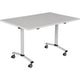 Table rabattable sodematub fthv3128r-r500 rectangulaire grise