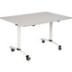 Table rabattable sodematub fthv3128r-r800 rectangulaire grise