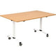 Table rabattable sodematub fthv3148r-l800 rectangulaire en hêtre