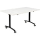 Table rabattable sodematub fthv3148r-q400 rectangulaire blanc