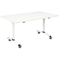 Table rabattable sodematub fthv3148r-q800 rectangulaire blanc