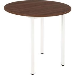 Table ronde sodematub ft080rond-5c1c ronde noyer