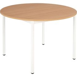 Table ronde sodematub ft110rond-bc1c ronde chêne marron