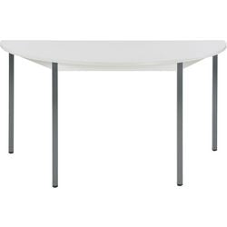 Table sodematub ft126dero-9213 demi-ronde gris