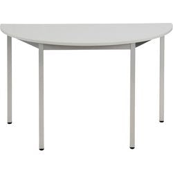 Table sodematub ft126dero-9515 demi-ronde gris