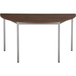 Table sodematub ft147dero-5515 demi-ronde noyer