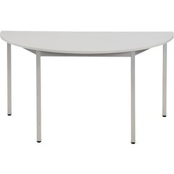 Table sodematub ft147dero-9515 demi-ronde gris