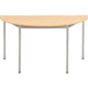 Table sodematub ft147dero-b515 demi-ronde chêne marron