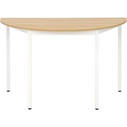 Table sodematub ft147dero-bc1c demi-ronde chêne marron