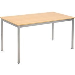 Table sodematub ft148rect-b515 rectangulaire chêne marron