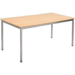 Table sodematub ft168rect-b515 rectangulaire chêne marron