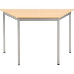 Table sodematub ft126trap-b515 chêne trapézoïdal marron