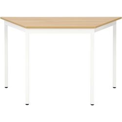 Table sodematub ft126trap-bc1c chêne trapézoïdal marron