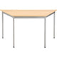 Table sodematub ft147trap-b515 chêne trapézoïdal marron
