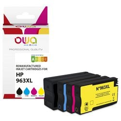 Cartouche d'encre owa 963xl noir, cyan, magenta, jaune 6zc70ae