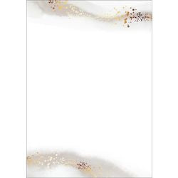Papeterie sigel dp625 aquarelle or beige blanc