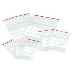 Sacs grip bandes inscriptibles 80 x 60 mm pp transparent