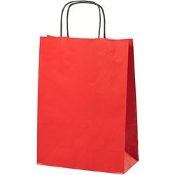 Sac en papier s rouge 8,7 l 240x110x330 mm