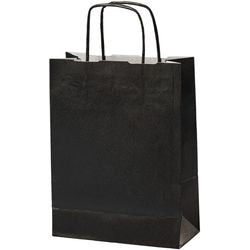 Sac en papier xs noir 3,5 l 180x80x240 mm