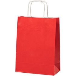 Sac en papier s rouge 3,5 l 180x80x240 mm