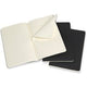 Carnet Moleskine l noir pack de 3