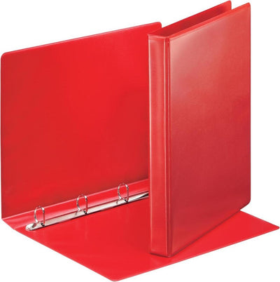 Classeur à anneaux A4 Esselte essentials panorama - largeur de dos de 38 mm - capacité de 180 feuilles - rouge