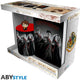 Abystyle harry potter - mug pc320ml + porte clé + carnet harry ron hermion