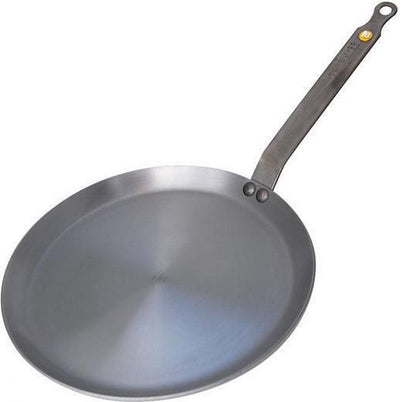Poêle à crêpes Debuyer de Buyer Mineral B 30 cm - Poêle à crêpes - Tôle d'acier - Sans PFAS - Effet antiadhésif naturel - Fabriquée en France