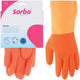 Gants de ménage Sorbo forts – orange – taille s – manchette extra longue antidérapant