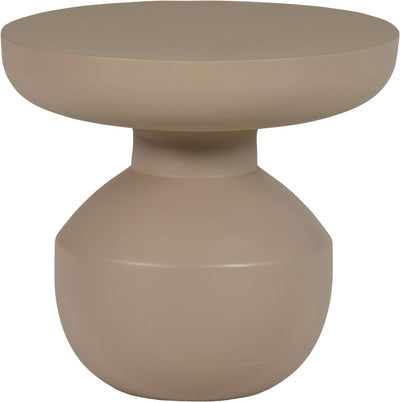 Table d'appoint Woood bova ø 45 cm - métal - marron - 40x45x45