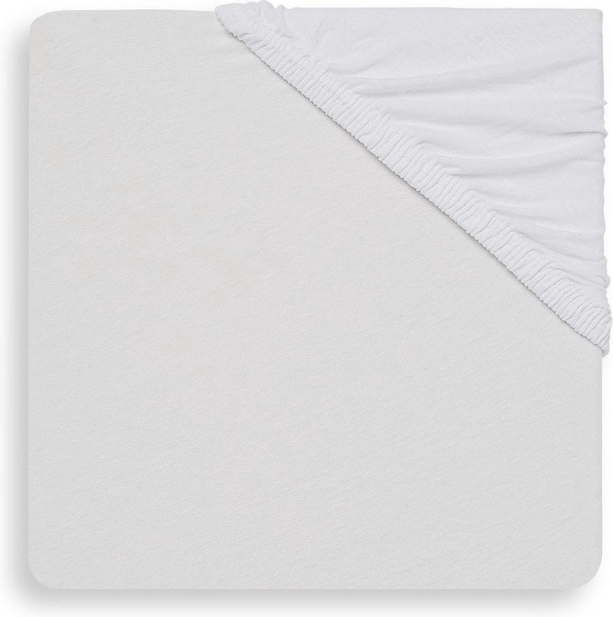 Jollein drap-housse bébé jersey 60x120cm - blanc