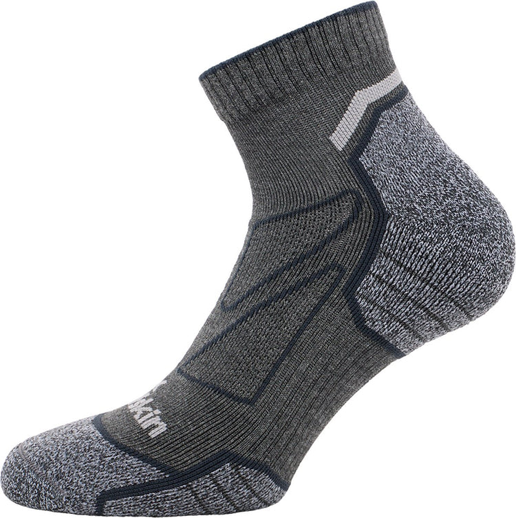Jack wolfskin vojo light sock low c chaussettes de sport unisexes-gris foncé
