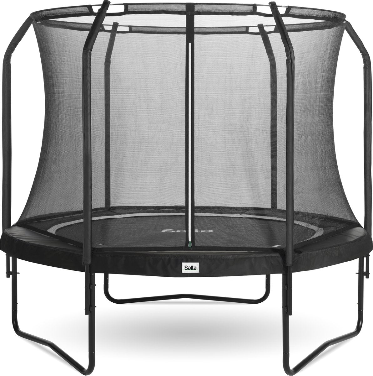 Salta premium black edition - trampoline avec filet de sécurité - ø 251 cm - noir