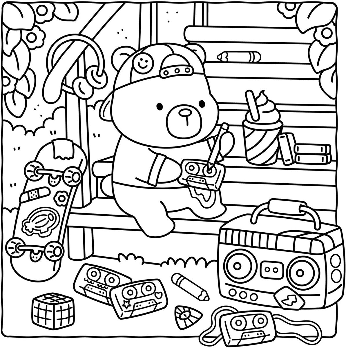 Héros Hachette – génération 90 – livre de coloriage – livre de poche carré – papier 170 g