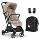 Hauck fly n care - poussette de voyage super compacte pour les parents qui aiment voyager - moka
