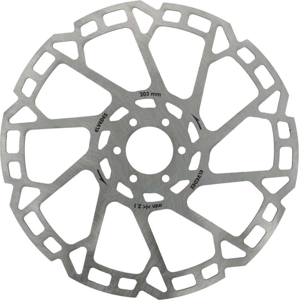 Disque de frein Elvedes 6 trous Ø203 mm t = 2,3 mm