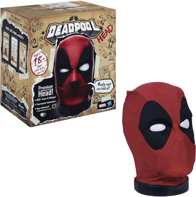 Tête de Deadpool des légendes Marvel - tête interactive avec plus de 600 phrases