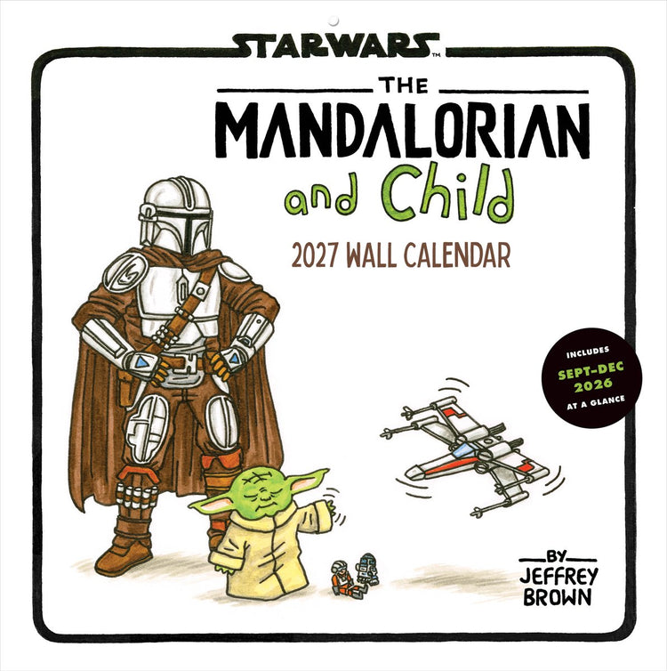 Calendrier mural Star Wars le Mandalorien et l'enfant 2027