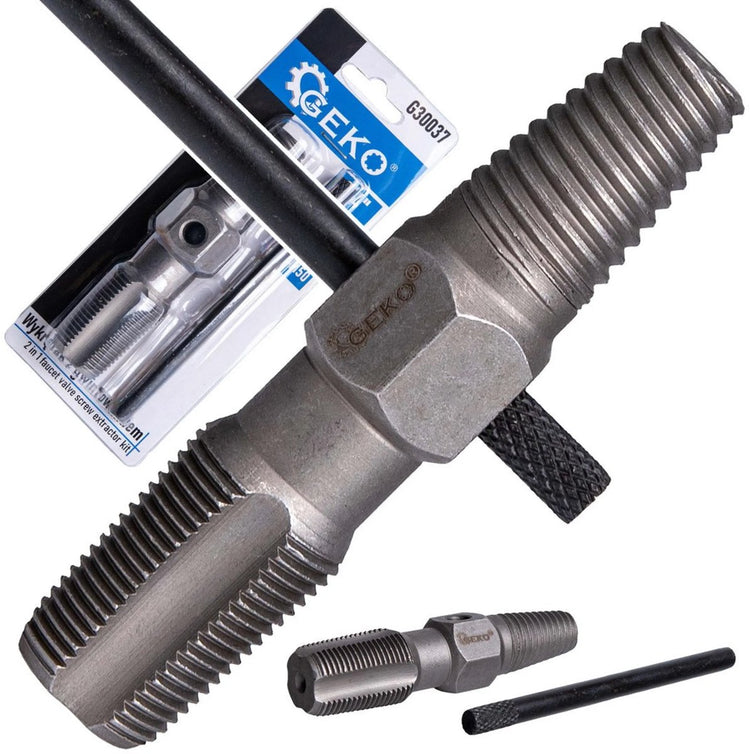 Jeu d'extracteurs de vis Geko 2 en 1 - acier robuste - pour gros boulons m35-m50